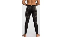 Legginsy Venum Invader, czarny/piaskowy