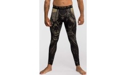 Legginsy Venum Invader, czarny/piaskowy