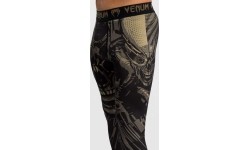 Legginsy Venum Invader, czarny/piaskowy