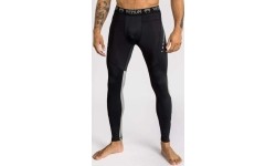Legginsy Venum Adrenaline, czarno-srebrne