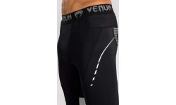 Legginsy Venum Adrenaline, czarno-srebrne
