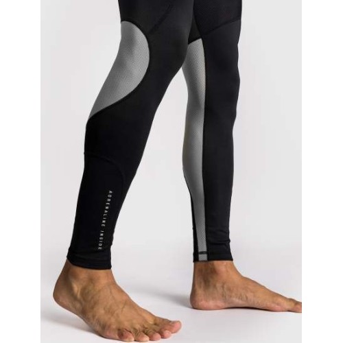 Legginsy Venum Adrenaline, czarno-srebrne