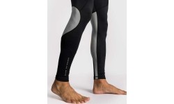 Legginsy Venum Adrenaline, czarno-srebrne