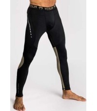 Legginsy sportowe Venum Adrenaline - czarny/piaskowy
