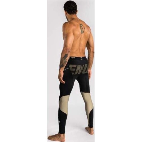 Legginsy sportowe Venum Adrenaline - czarny/piaskowy