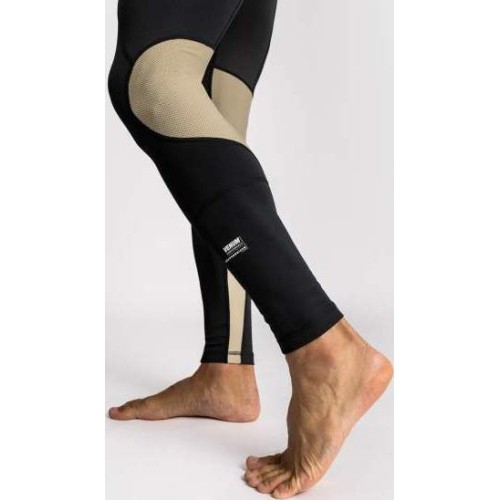 Legginsy sportowe Venum Adrenaline - czarny/piaskowy