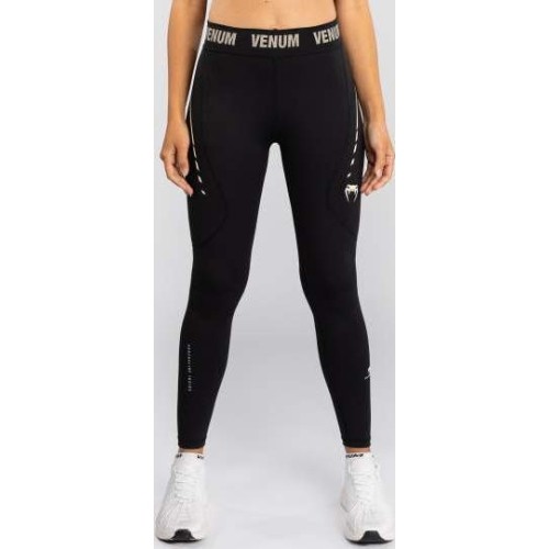 Legginsy damskie Venum Adrenaline, czarno-kremowe