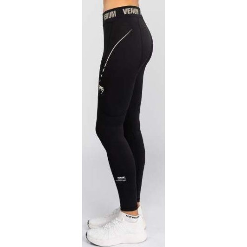 Legginsy damskie Venum Adrenaline, czarno-kremowe
