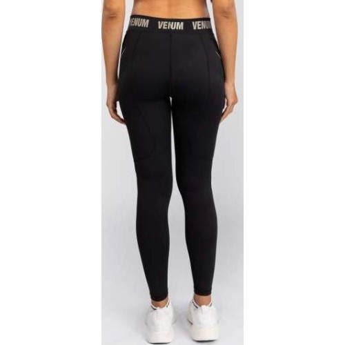 Legginsy damskie Venum Adrenaline, czarno-kremowe