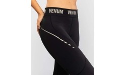 Legginsy damskie Venum Adrenaline, czarno-kremowe