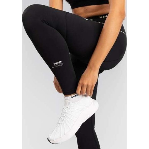 Legginsy damskie Venum Adrenaline, czarno-kremowe