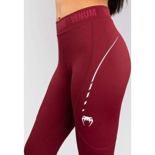 Legginsy damskie Venum Adrenaline, bordowo-różowe