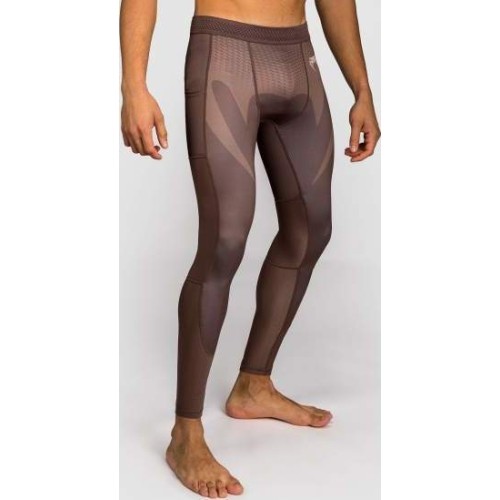 Legginsy Venum No Gi, czekoladowy brąz
