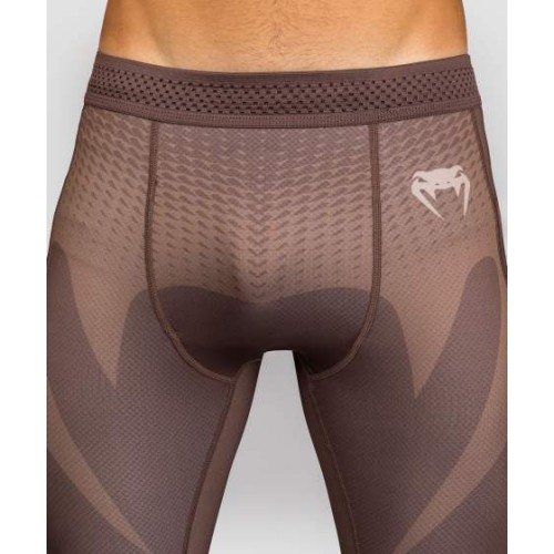 Legginsy Venum No Gi, czekoladowy brąz