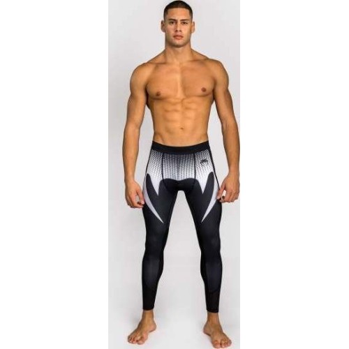 Legginsy Venum No Gi, czarno-białe