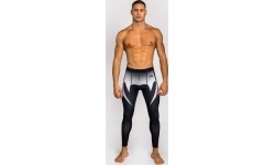 Legginsy Venum No Gi, czarno-białe