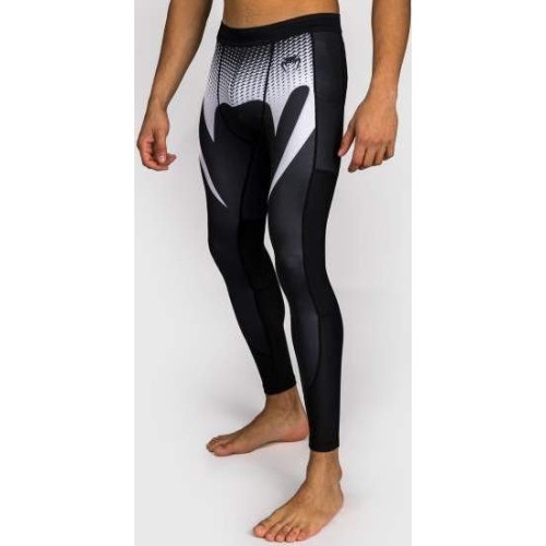 Legginsy Venum No Gi, czarno-białe