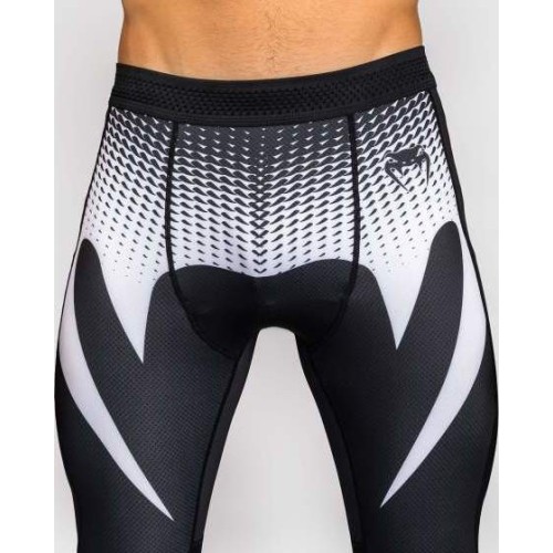 Legginsy Venum No Gi, czarno-białe