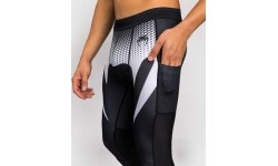 Legginsy Venum No Gi, czarno-białe