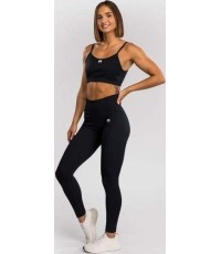 Legginsy damskie Venum Sculpt, czarno-białe