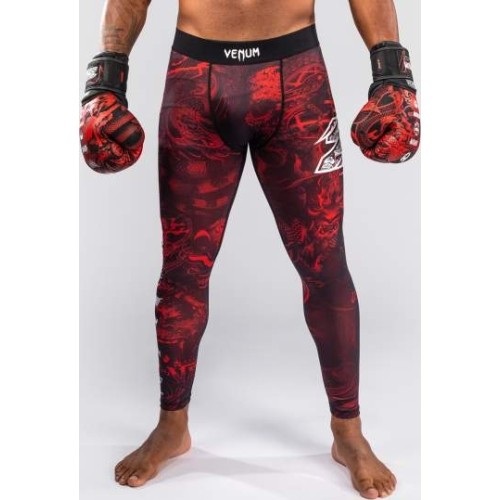 Legginsy Venum 20th Anniversary, czarne/czerwone