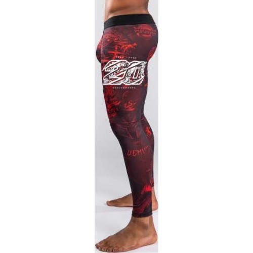 Legginsy Venum 20th Anniversary, czarne/czerwone