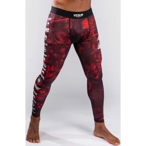 Legginsy Venum 20th Anniversary, czarne/czerwone