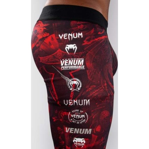 Legginsy Venum 20th Anniversary, czarne/czerwone