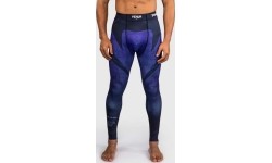 Legginsy kompresyjne Venum x TEKKEN 8 Kazuya, czarne/niebieskie