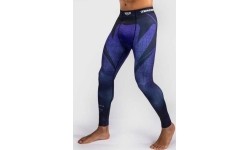 Legginsy kompresyjne Venum x TEKKEN 8 Kazuya, czarne/niebieskie