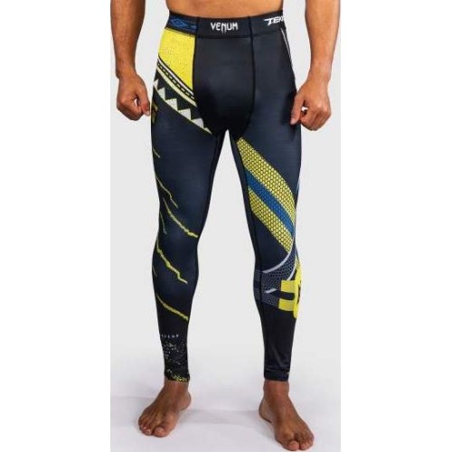 Legginsy Venum x TEKKEN 8 Spats King czarno-żółte