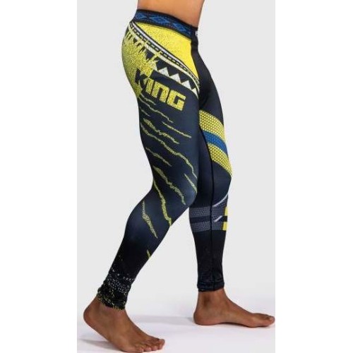 Legginsy Venum x TEKKEN 8 Spats King czarno-żółte