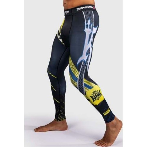 Legginsy Venum x TEKKEN 8 Spats King czarno-żółte