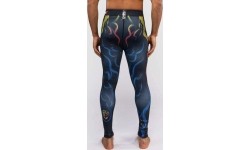 Legginsy Venum x TEKKEN 8 Yoshimitsu, czarno-pomarańczowe