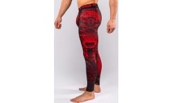Legginsy kompresyjne Venum Wolf Atak - czarno-czerwone