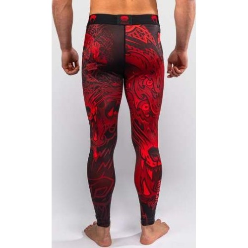 Legginsy kompresyjne Venum Wolf Atak - czarno-czerwone