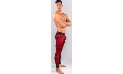 Legginsy kompresyjne Venum Wolf Atak - czarno-czerwone
