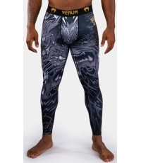 Legginsy Venum Wolf Atak, czarno-szare