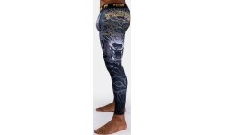 Legginsy Venum Wolf Atak, czarno-szare