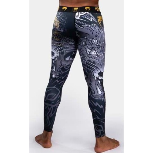 Legginsy Venum Wolf Atak, czarno-szare