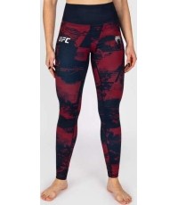 Damskie legginsy UFC Zenith by Venum Authentic Fight Week, bordowe