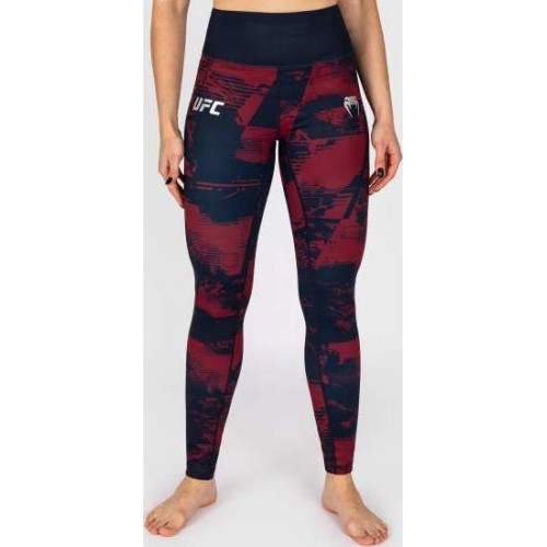 Damskie legginsy UFC Zenith by Venum Authentic Fight Week, bordowe
