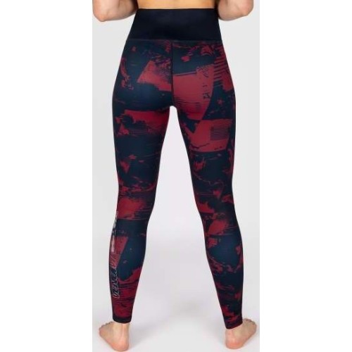 Damskie legginsy UFC Zenith by Venum Authentic Fight Week, bordowe