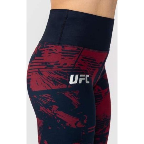 Damskie legginsy UFC Zenith by Venum Authentic Fight Week, bordowe