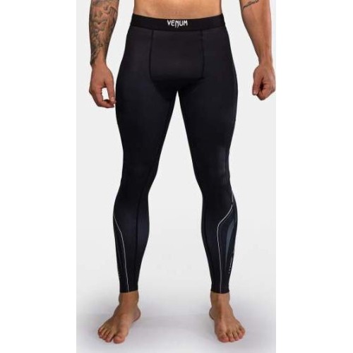 Legginsy Venum Streamline, czarno-białe