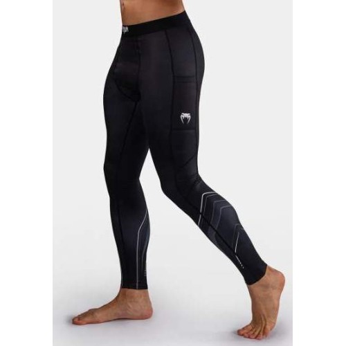 Legginsy Venum Streamline, czarno-białe