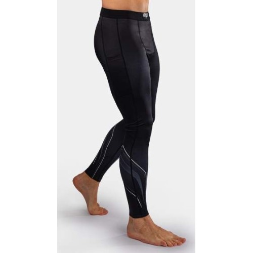 Legginsy Venum Streamline, czarno-białe