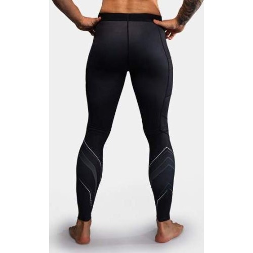 Legginsy Venum Streamline, czarno-białe