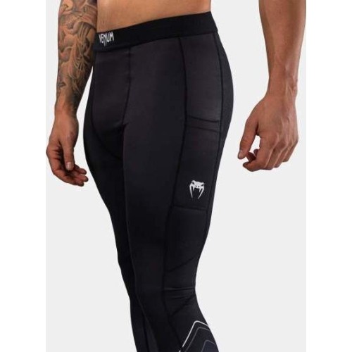Legginsy Venum Streamline, czarno-białe
