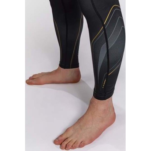 Legginsy Venum Streamline - czarno-złote